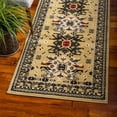 thumbnail image 1 of Unique Loom Taftan Collection Area Rug - Oasis (3' 1" x 16' 5" Runner Cream/Light Blue), 1 of 7