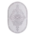 thumbnail image 1 of Unique Loom Timeless Collection Area Rug - Thomas (5' x 8' Oval white Gray/Gray), 1 of 11