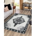 thumbnail image 1 of Unique Loom Timeless Collection Area Rug - Thomas (2' x 3' Rectangle Black and White/Gray), 1 of 6
