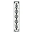 thumbnail image 1 of Unique Loom Timeless Collection Area Rug - Thomas (2' 6" x 12' Runner Black and White/Gray), 1 of 12