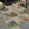 thumbnail image 1 of Unique Loom Baja Outdoor Collection Area Rug - Tijuana (7' 10" x 10' Rectangle Ivory/Brown), 1 of 7