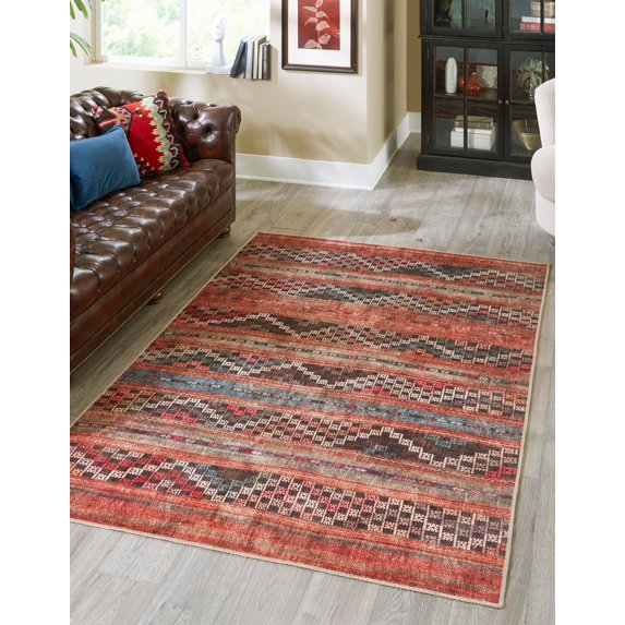 Unique Loom Timeless Collection Area Rug - Andrew (2' x 3' Rectangle Multi/Blue)