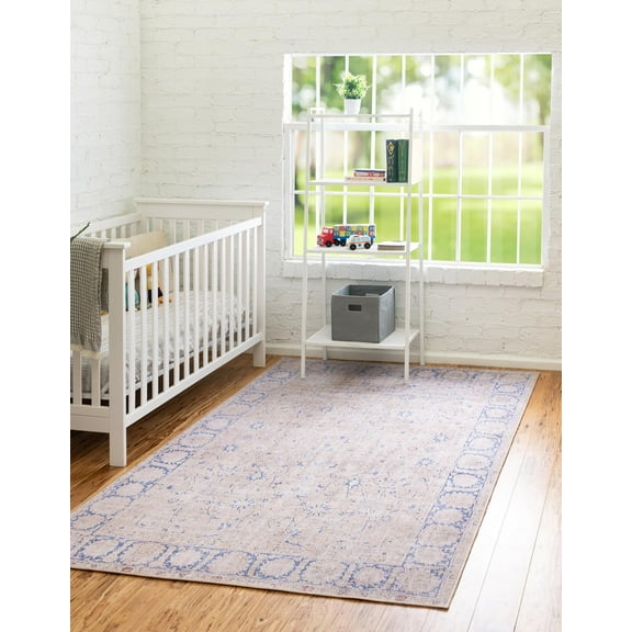 Unique Loom Timeless Collection Area Rug - Bartholomew (2' x 3' Rectangle Beige/Gray)
