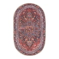 thumbnail image 1 of Unique Loom Timeless Collection Area Rug - Jude (2' x 3' 1" Oval Burgundy/Teal), 1 of 8