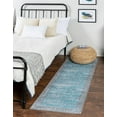 thumbnail image 1 of Unique Loom Timeless Collection Area Rug - Matthew (2' 6" x 12' Runner Blue/Tan), 1 of 9