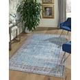 thumbnail image 1 of Unique Loom Timeless Collection Area Rug - Matthew (3' 6" x 5' 6" Rectangle Blue/Tan), 1 of 8