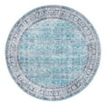 thumbnail image 1 of Unique Loom Timeless Collection Area Rug - Matthew (7' 7" Round Blue/Tan), 1 of 9