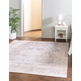 thumbnail image 1 of Unique Loom Timeless Collection Area Rug - Paul (7' 6" Square Gray/Beige), 1 of 8