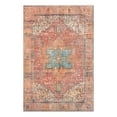 thumbnail image 1 of Unique Loom Timeless Collection Area Rug - Peter (6' 1" x 9' Rectangle Rust Red/Blue), 1 of 9