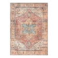 thumbnail image 1 of Unique Loom Timeless Collection Area Rug - Peter (7' 10" x 11' Rectangle Rust Red/Blue), 1 of 9