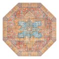 thumbnail image 1 of Unique Loom Timeless Collection Area Rug - Peter (7' 6" Octagon Rust Red/Blue), 1 of 9