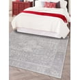 thumbnail image 1 of Unique Loom Timeless Collection Area Rug - Peter (7' 6" Square Gray/Ivory), 1 of 12
