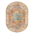 thumbnail image 1 of Unique Loom Timeless Collection Area Rug - Peter (7' 6" x 10' 6" Oval Rust Red/Blue), 1 of 8