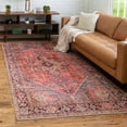 thumbnail image 1 of Unique Loom Timeless Collection Area Rug - Simon (7' 6" x 10' 6" Rectangle Red/Teal), 1 of 7