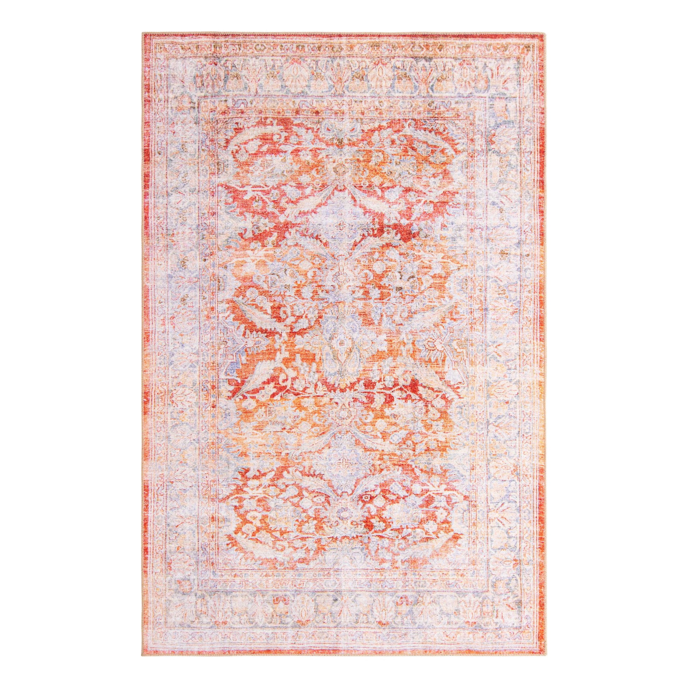 Timeless Rust Rug Unique Loom Timeless Collection Area Rug - Thaddeus (5' x 8' Rectangle ...