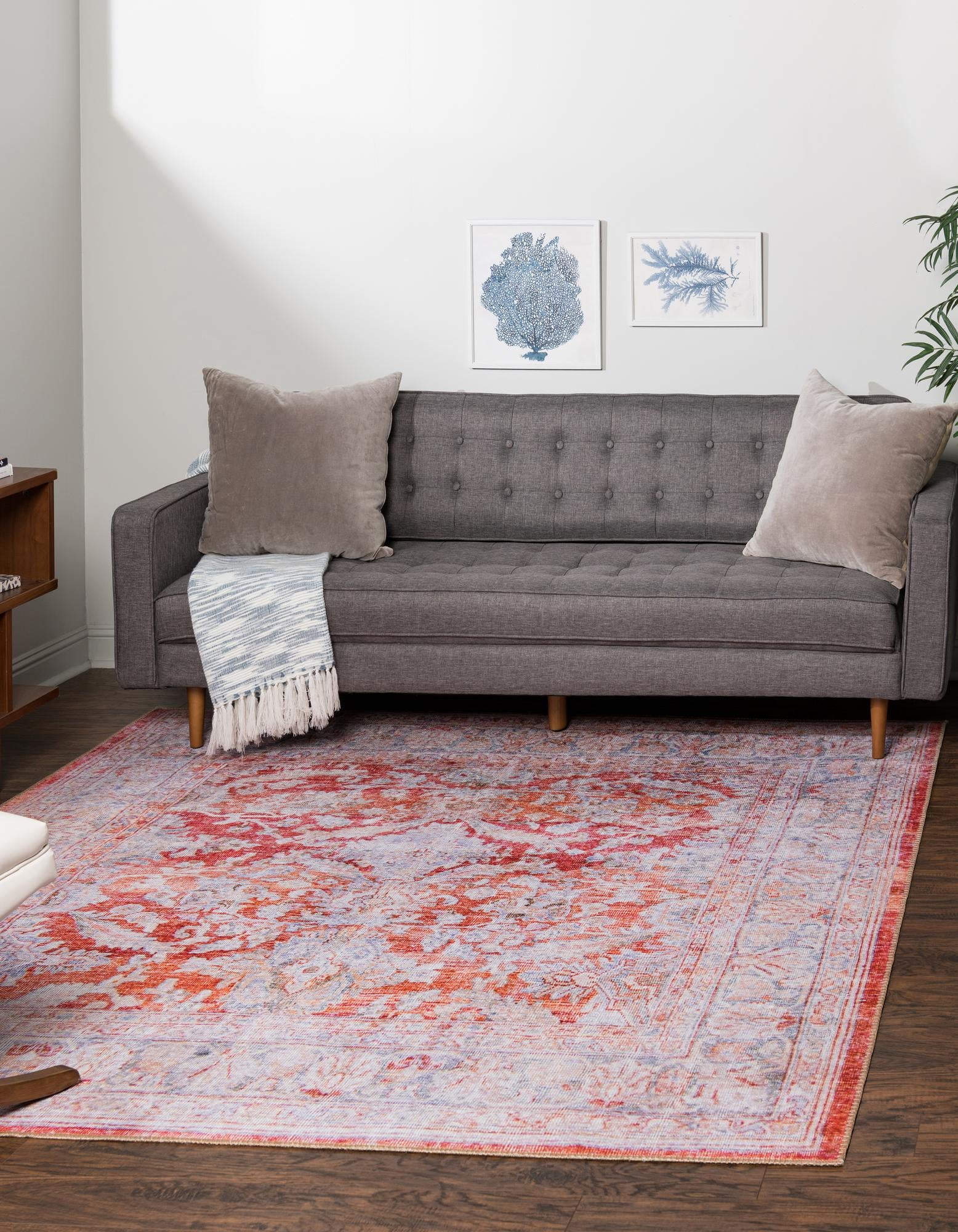 Timeless Rust Rug Unique Loom Timeless Collection Area Rug - Thaddeus (7' 6