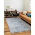 thumbnail image 1 of Unique Loom Timeless Collection Area Rug - Thaddeus (7' 6" x 10' 6" Rectangle Blue/Gray), 1 of 9