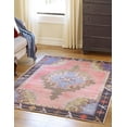 thumbnail image 1 of Unique Loom Timeless Collection Area Rug - Thomas (5' x 8' Rectangle Pink/Blue), 1 of 8
