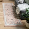 thumbnail image 1 of Unique Loom Aurelia Collection Area Rug - Trajan (2' x 6' Runner Rose/Black), 1 of 7