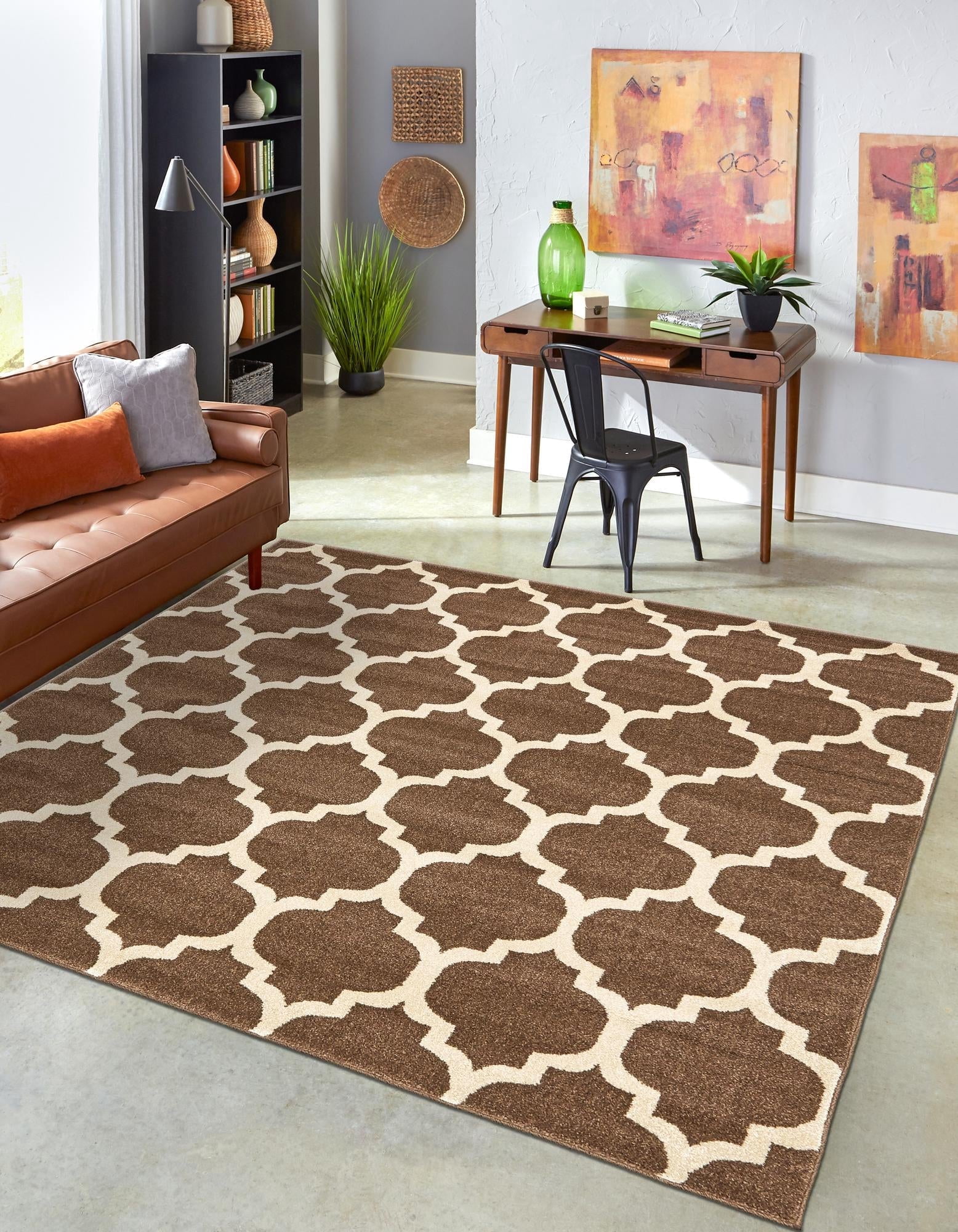 Unique Loom Trellis Collection Area Rug - Philadelphia (10' Square ...