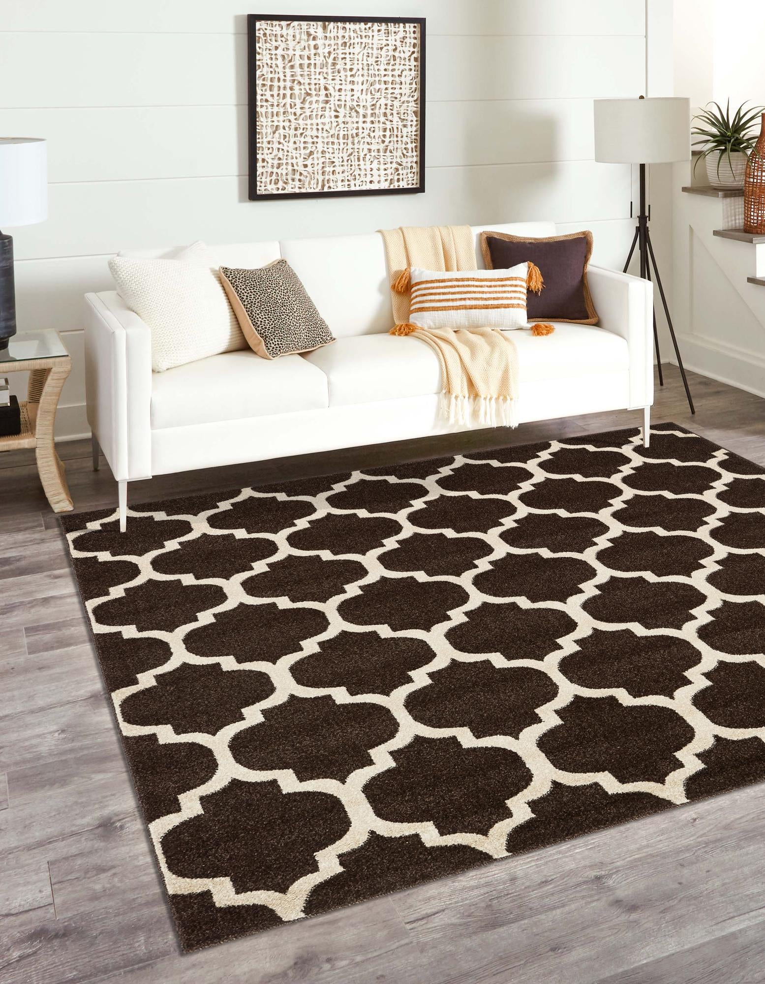 Unique Loom Trellis Collection Area Rug - Philadelphia (10' Square ...