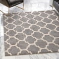 thumbnail image 1 of Unique Loom Trellis Collection Area Rug - Philadelphia (10' Square Dark Gray/Beige), 1 of 8