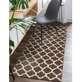 thumbnail image 1 of Unique Loom Trellis Collection Area Rug - Philadelphia (2' 7" x 10' Runner Brown/Beige), 1 of 11