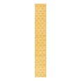 thumbnail image 1 of Unique Loom Trellis Frieze Collection Area Rug - Rounded (2' x 13' 1" Runner Yellow/Ivory), 1 of 11