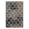 thumbnail image 1 of Unique Loom Trellis Frieze Collection Area Rug - Rounded (4' x 6' Rectangle Blue Multi/Ivory), 1 of 11