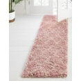 thumbnail image 1 of Unique Loom Trellis Shag Collection Area Rug - Ruby (2' 7" x 12' Runner Light Pink/Ivory), 1 of 12