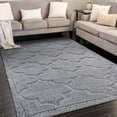 thumbnail image 1 of Unique Loom Trellis Shag Collection Area Rug - Ruth (2' x 5' Runner Beige/Light Brown), 1 of 7