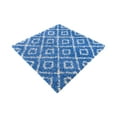 thumbnail image 1 of Unique Loom Trellis Shag Collection Area Rug - Ruth (4' 1" Square Periwinkle.Blue), 1 of 2