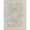 thumbnail image 1 of Unique Loom Tremolo Austin Rug Light Blue/Cream 7' 1" x 10' Rectangle Border Bohemian Perfect For Living Room Bed Room Dining Room Office, 1 of 7
