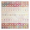 thumbnail image 1 of Unique Loom Tribal Trellis Collection Area Rug - Alami (10' Square Ivory Multi/Ivory), 1 of 11