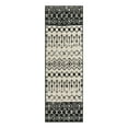 thumbnail image 1 of Unique Loom Tribal Trellis Collection Area Rug - Alami (2' x 6' 1" Runner Black and White), 1 of 12