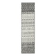 thumbnail image 1 of Unique Loom Tribal Trellis Collection Area Rug - Alami (2' x 8' Runner Ivory and Gray/Black), 1 of 11