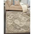 thumbnail image 1 of Unique Loom Tuareg Collection Area Rug - Bungalow (4' x 6' Rectangle Beige/Brown), 1 of 7