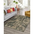 thumbnail image 1 of Unique Loom Tuareg Collection Area Rug - Mirage (8' x 10' Rectangle Gray/Beige), 1 of 7