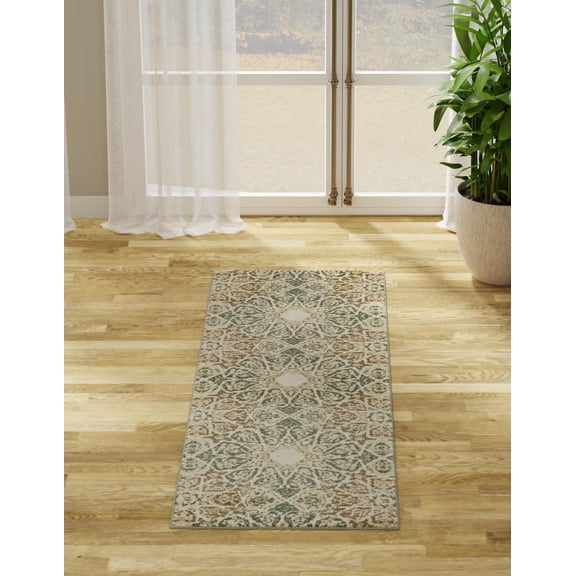 Unique Loom Tuareg Collection Area Rug - Oasis (2' x 6' 1" Runner Multi/Brown)