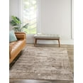 thumbnail image 1 of Unique Loom Tuareg Collection Area Rug - Sand Dune (4' 1" x 6' 1" Rectangle Cream/Beige), 1 of 7