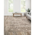 thumbnail image 1 of Unique Loom Tuareg Collection Area Rug - Sand Dune (8' Square Cream/Beige), 1 of 7