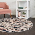 thumbnail image 1 of Unique Loom Tucson Collection Area Rug - Kartchner (3' Round Multi/Beige), 1 of 10