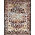 thumbnail image 1 of Unique Loom Turin Augustus Rug Rust Red/Blue 9' x 12' 2" Rectangle Border Bohemian Perfect For Living Room Bed Room Dining Room Office, 1 of 7