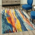 thumbnail image 1 of Unique Loom Haerfest Collection Area Rug - Unity (5' 3" x 8' Rectangle Multi/Blue), 1 of 7