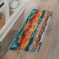 thumbnail image 1 of Unique Loom Haerfest Collection Area Rug - Unity (2' x 8' Runner Multi/Blue), 1 of 7