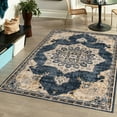 thumbnail image 1 of Unique Loom Utopia Collection Area Rug - Helios (9' x 12' Rectangle Navy Blue/Light Blue), 1 of 7