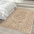 thumbnail image 1 of Unique Loom Utopia Collection Area Rug - Larissa (4' x 6' Rectangle Beige/Cream), 1 of 7