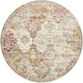 thumbnail image 1 of Unique Loom Augustus Collection Area Rug - Verona (8' Round Beige/Red), 1 of 7