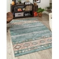 thumbnail image 1 of Unique Loom Timeless Collection Area Rug - Verona (5' x 8' Rectangle Green/Brown), 1 of 6