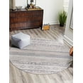 thumbnail image 1 of Unique Loom Timeless Collection Area Rug - Verona (7' 6" Round Gray/Ivory), 1 of 6